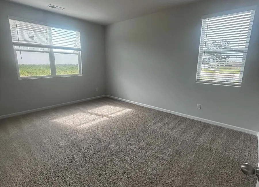 Freshly cleaned carpet in a bright room