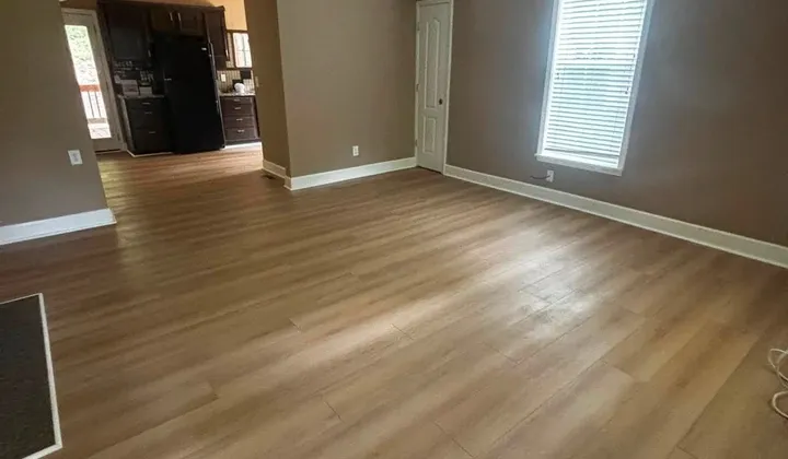 Empty, freshly cleaned living room